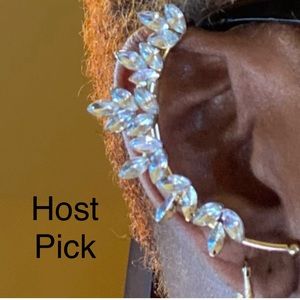 Stylish Statement Silver Ear Climber Earring